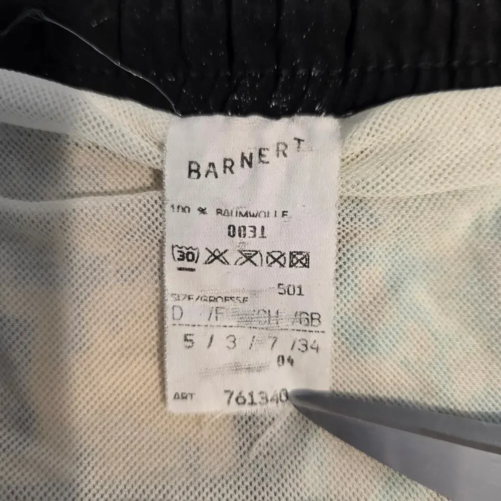 Vintage Barnert Patchwork Abstract Graphic Swim Trunks Mens Large